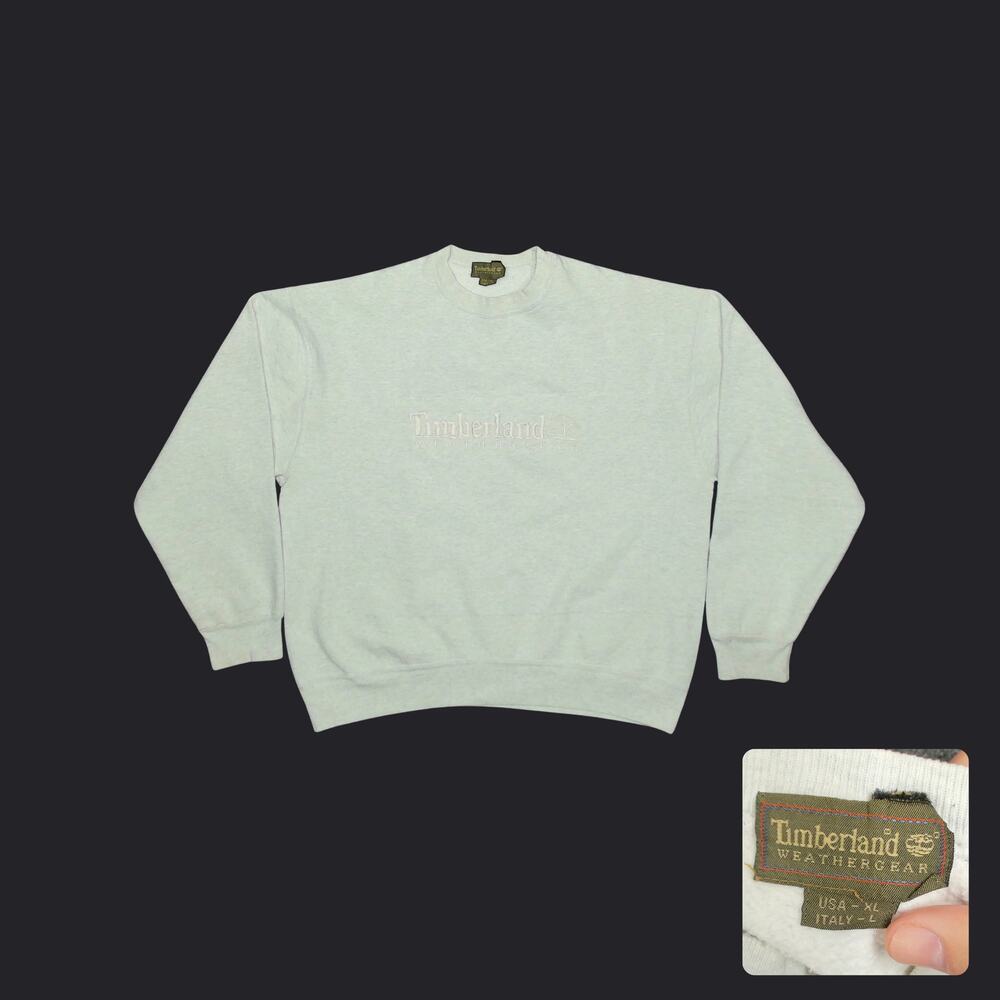 90s Timberland Weathergear Boxy Spellout XL Sweatshirt